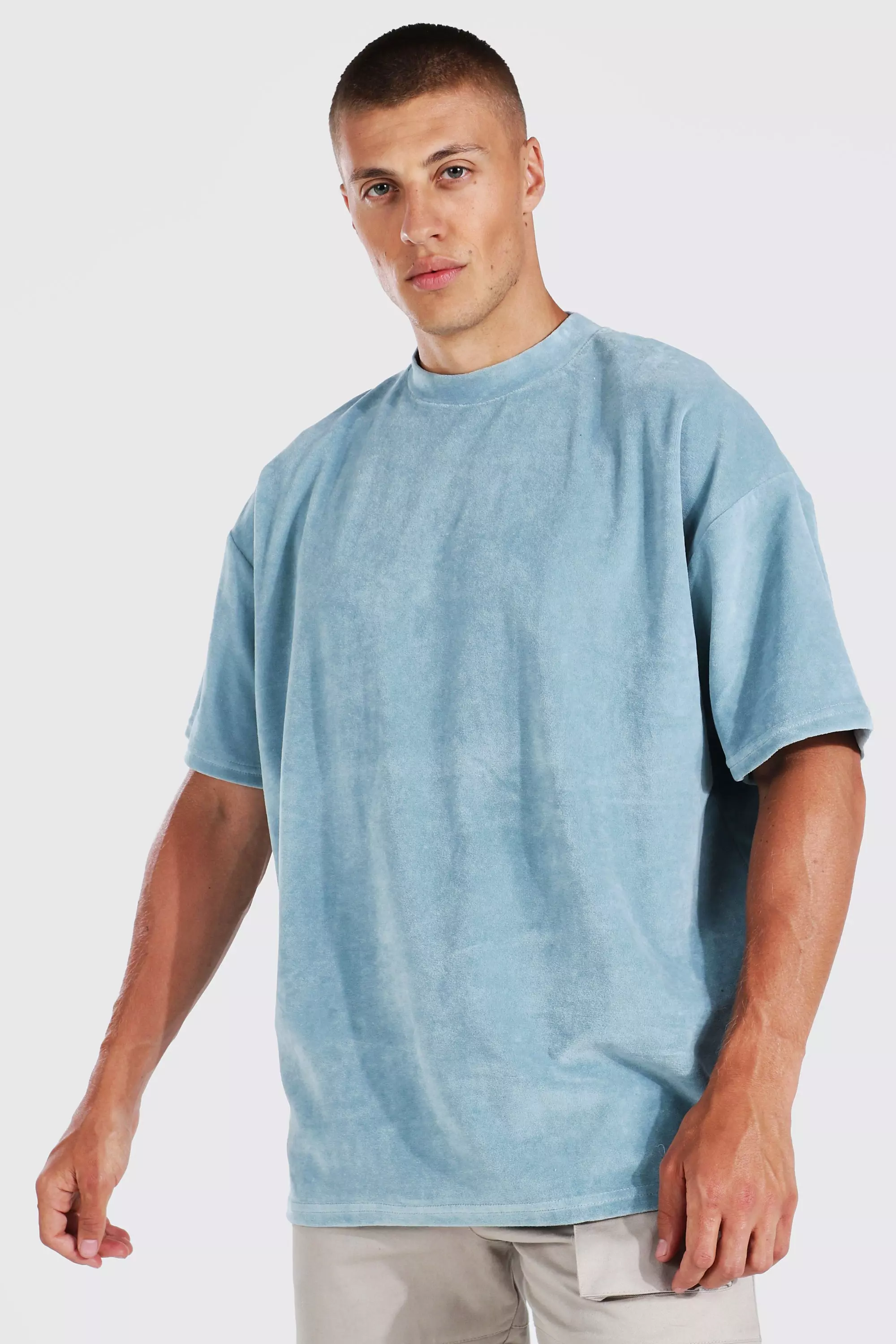 Oversized discount velour shirt